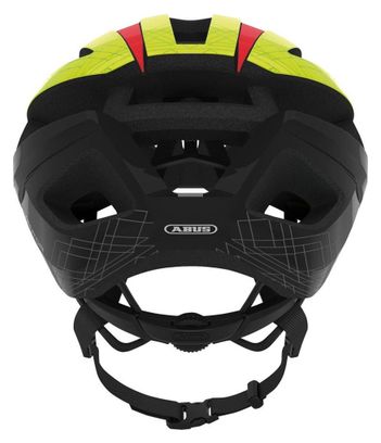 Casque Abus Viantor Jaune Fluo Rouge