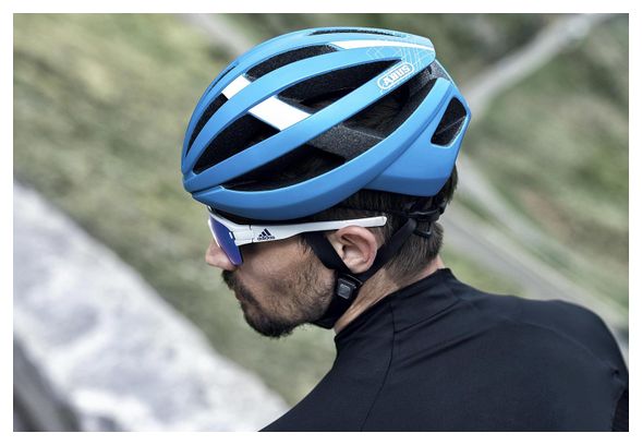 Casque Abus Viantor Jaune Fluo Rouge
