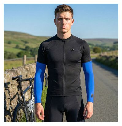 Manchettes de Cyclisme Thermiques - Bleu