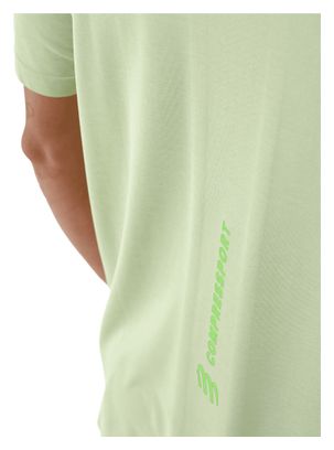 Camiseta de manga corta Compressport Performance verde para hombre