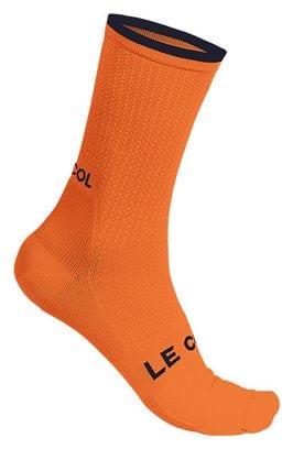 Le Col Orange/Navy Blue Socks
