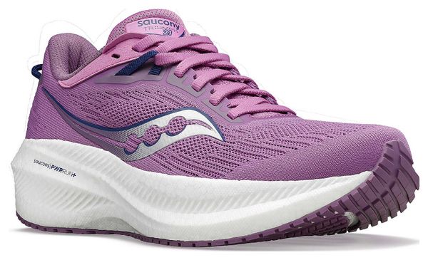 Chaussures de Running Femme Saucony Triumph 21 Violet Argent
