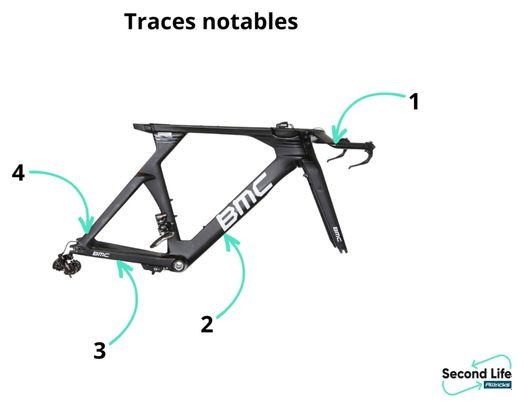 Vélo Team Pro - Kit Cadre / Fourche BMC Timemachine 01 AG2R Campagnolo Super Record EPS 11V Patins 2021 'Naesen'