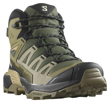 Hiking Shoes Salomon X Ultra 360 Mid GTX Khaki Black