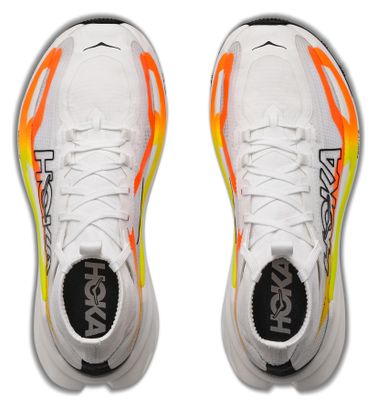 Scarpe da trail Hoka Tecton X 4 Bianco/Arancione da uomo