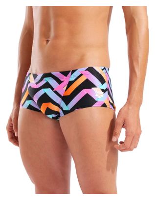 Arena Texture Men's Black/Multicolor Swimsuit