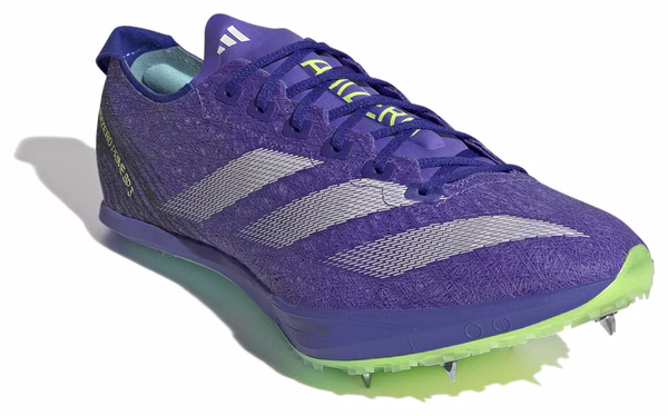 adidas gazelle silver green womens adidas Adizero Prime SP 3 Strung Shoes - Unisex - Lucid Lemon / Core Black / Halo Silver