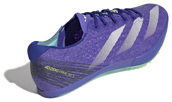 Chaussures d'Athlétisme adidas Adizero Prime SP 3 Strung Bleu/Vert Unisexe