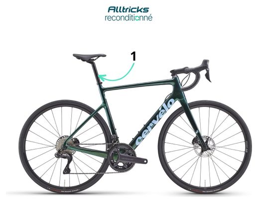 Cervélo Caledonia Shimano Ultegra Di2 12V Groen Oasis Racefiets