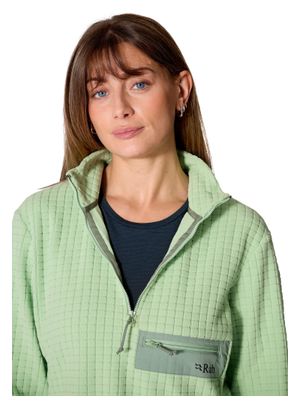Polaire RAB Ramshaw 1/2 Zip Vert Femme