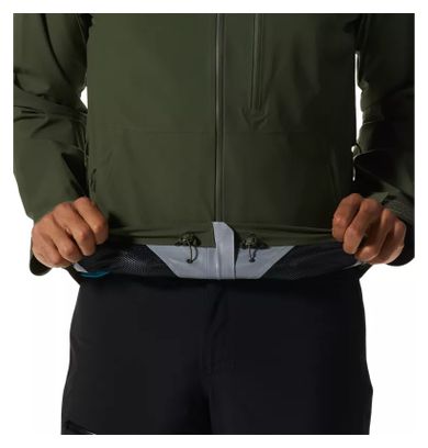 Mountain Hardwear New Stretch Ozonic Green Heren Waterdichte Jas