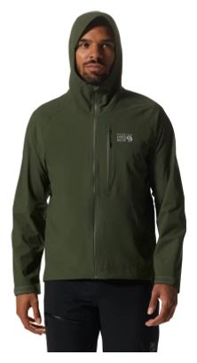 Mountain Hardwear New Stretch Ozonic Green Heren Waterdichte Jas