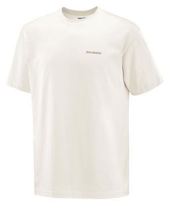 Camiseta Salomon Wild Rays Graphic Blanca para Hombre