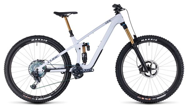 VTT Tout-Suspendu Cube Stereo One77 C:68X SLT 29 Sram X01 Eagle AXS 12V 29'' Blanc Flash 2023