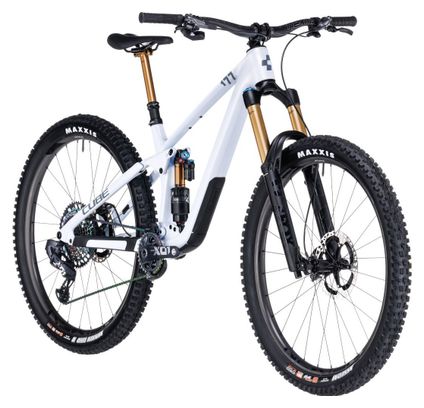 VTT Tout-Suspendu Cube Stereo One77 C:68X SLT 29 Sram X01 Eagle AXS 12V 29'' Blanc Flash