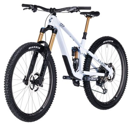 VTT Tout-Suspendu Cube Stereo One77 C:68X SLT 29 Sram X01 Eagle AXS 12V 29'' Blanc Flash