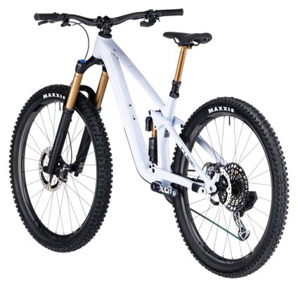 VTT Tout-Suspendu Cube Stereo One77 C:68X SLT 29 Sram X01 Eagle AXS 12V 29'' Blanc Flash
