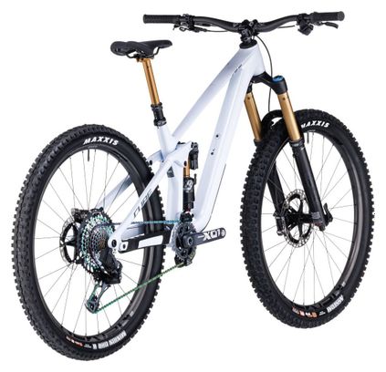 VTT Tout-Suspendu Cube Stereo One77 C:68X SLT 29 Sram X01 Eagle AXS 12V 29'' Blanc Flash