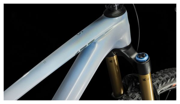 VTT Tout-Suspendu Cube Stereo One77 C:68X SLT 29 Sram X01 Eagle AXS 12V 29'' Blanc Flash