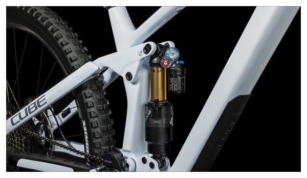 VTT Tout-Suspendu Cube Stereo One77 C:68X SLT 29 Sram X01 Eagle AXS 12V 29'' Blanc Flash