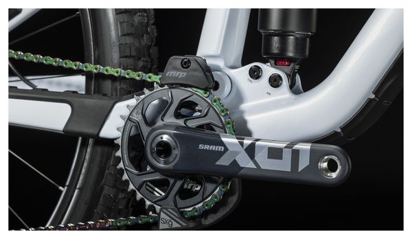 Cube Stereo One77 C:68X SLT 29 Full Suspension MTB Sram X01 Eagle AXS 12S 29'' Flash White 2023