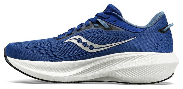 Chaussures de Running Saucony Triumph 21 Bleu Argent