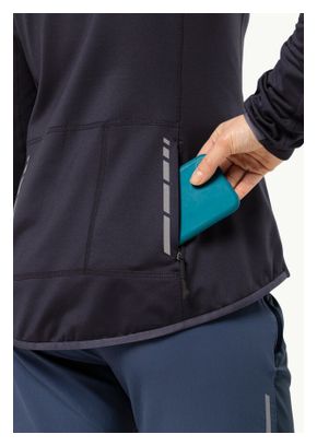 Veste Polaire Femme Jack Wolfskin Morobbia Fz Gris