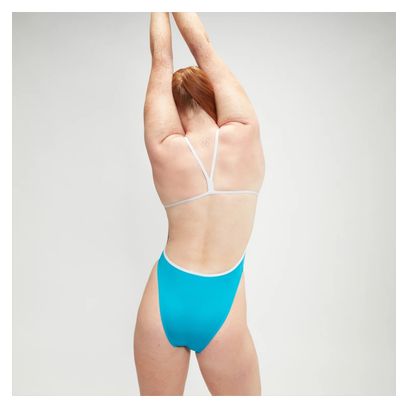 Maillot de Bain 1 pièce Femme Speedo Solid Vback Bleu