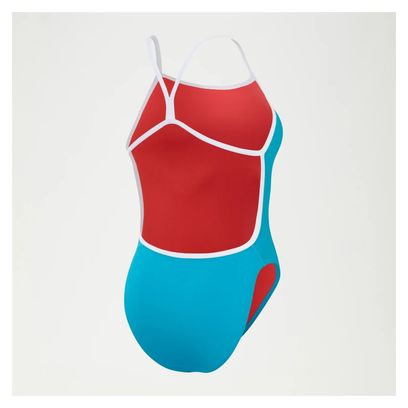 Maillot de Bain 1 pièce Femme Speedo Solid Vback Bleu