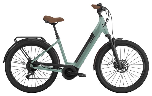 Cannondale Adventure NEO 3.1 EQ Low Step Electric Hybrid Bike Shimano Alivio 9V 500 Wh 27.5'' Green