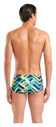 Arena Texture Men's Blue/Multicolor Swimsuit