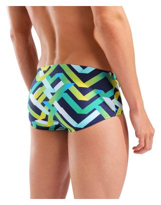 Arena Texture Men's Blue/Multicolor Swimsuit