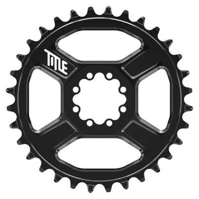 CR1 Direct Mount 8-Screw Shimano 12S Chainring, Black