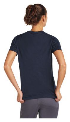 Dames Icebreaker Merino 150 Tech Lite Adventure Ride Blauw Technisch T-shirt