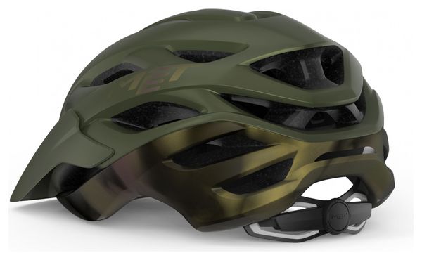 Casque MET Veleno Olive Iridescent Mat