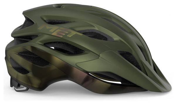 Casque MET Veleno Olive Iridescent Mat