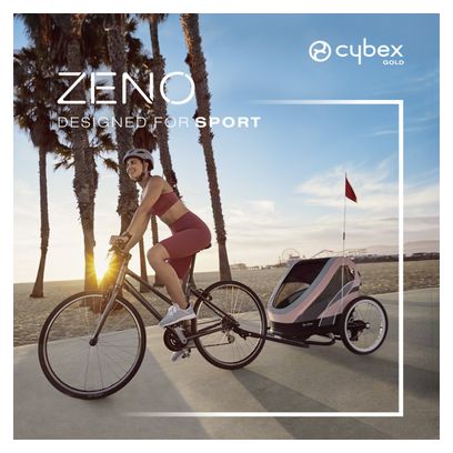 Cybex Zeno Multisport Stroller Seat Pack Pink Grey