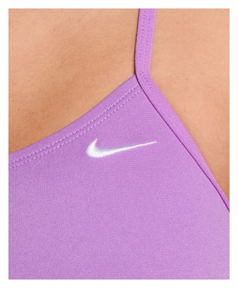 Nike Swim Hydrastrong Solid Cutout Badeanzug für Damen, violett