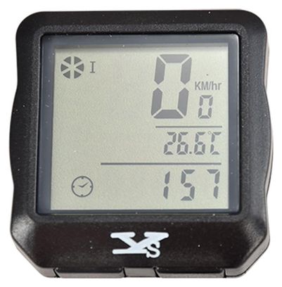 COMPTEUR VELO SANS FIL OPTIMIZ 21 FCTS NOIR