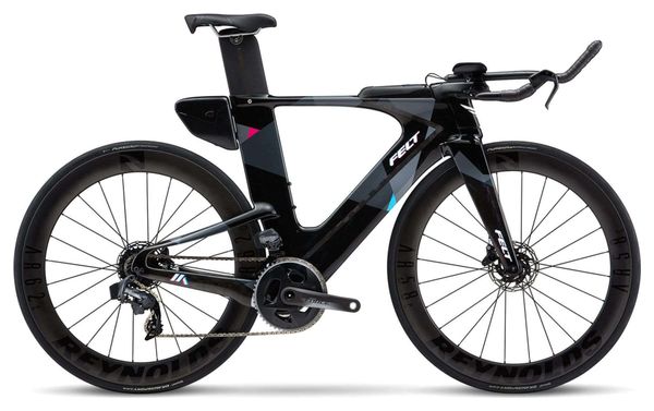 Vélo de Triathlon Felt IA Advanced Sram Force eTap AXS 12V 700 mm Noir 2023