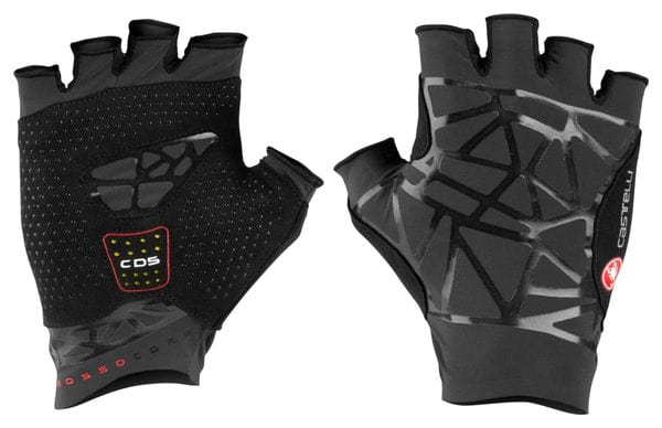 Paar Castelli Icon Race Korte Handschoenen Zwart