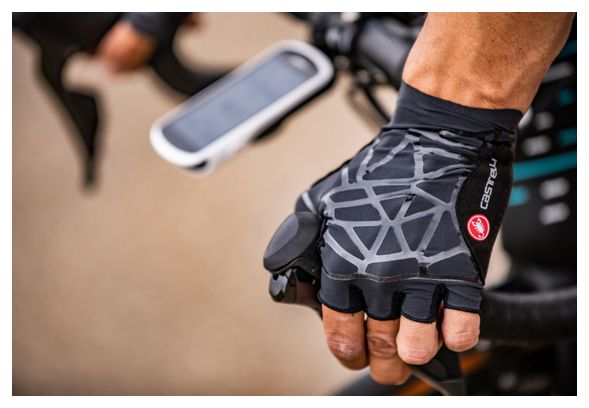 Paire de Gants Courts Castelli Icon Race Noir