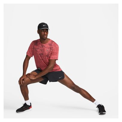 Nike Dri-Fit ADV Run Division Techknit Red short-sleeved jersey