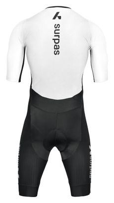 Triathlon-Anzug Surpas Aero 4 LD Weiß/Schwarz Herren