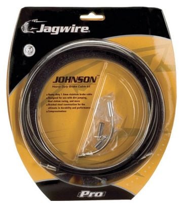Kit câblage Jagwire Johnson Heavy-Duty Cable Kit-Braided Steel