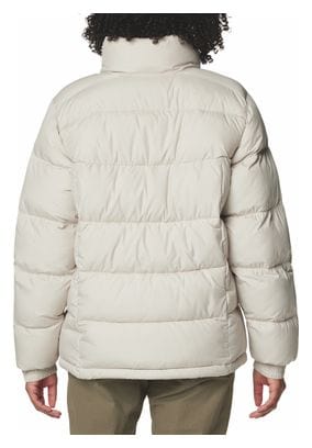 Women's Columbia Pike Lake III Beige Hooded Down Jacket