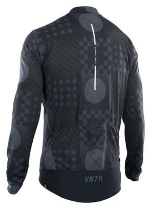 ION VNTR AMP Black Men's Long Sleeve Gravel Jersey