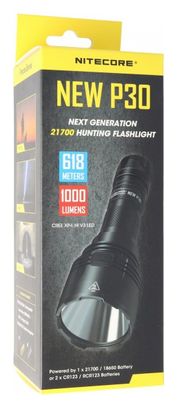 Lampe de poche LED Nitecore New P30 avec batterie 5000mAh NL2150R