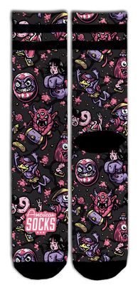 Yokai - Chaussettes Graphiques Techniques Coolmax - Cyclisme  Running et Sport