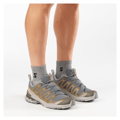 Zapatillas Trail Salomon XA Pro 3D v9 Azul/Caqui Hombre